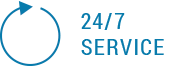 service 24/7 icon